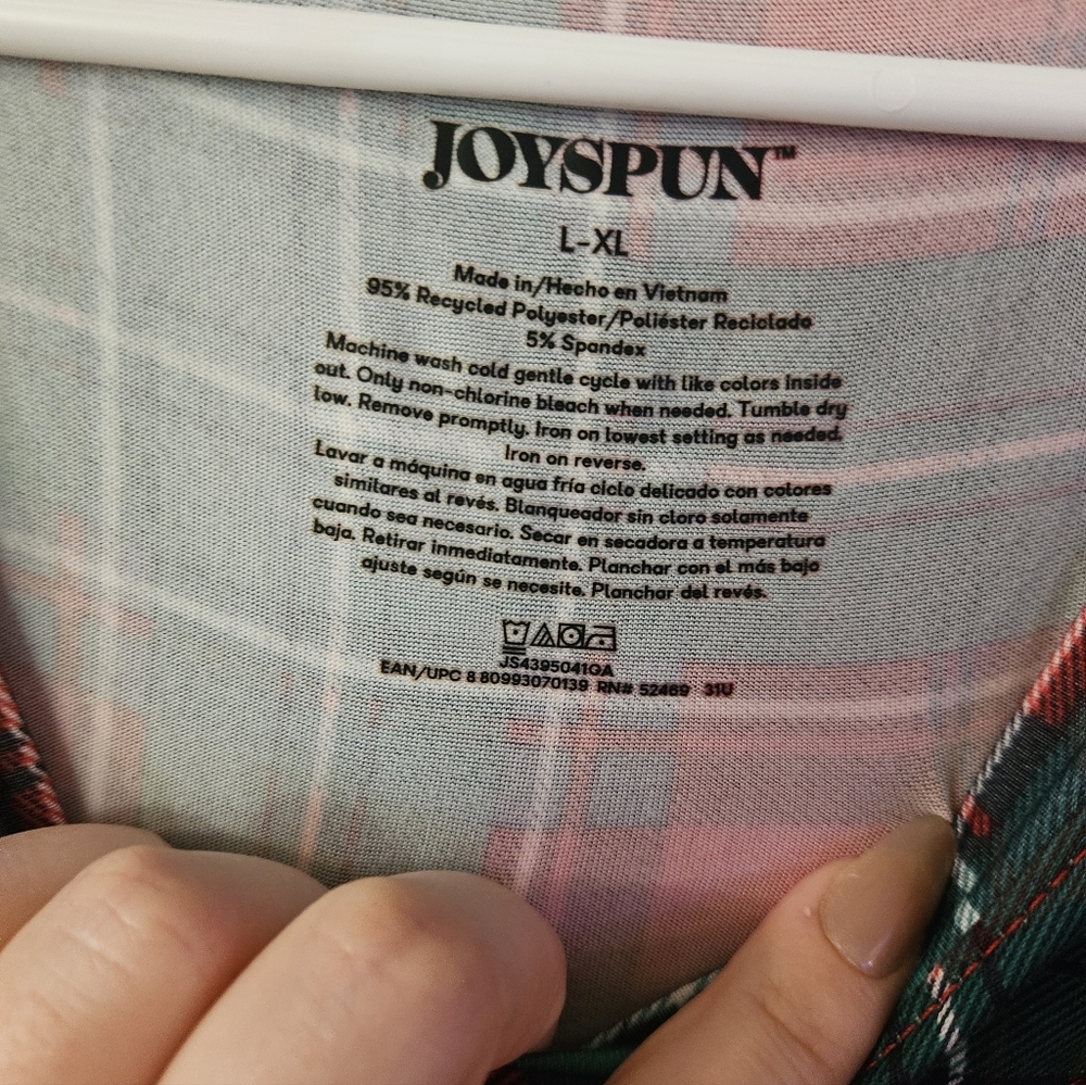 Joyspun Christmas Lounge Dress Cheers - Picture 3 of 5